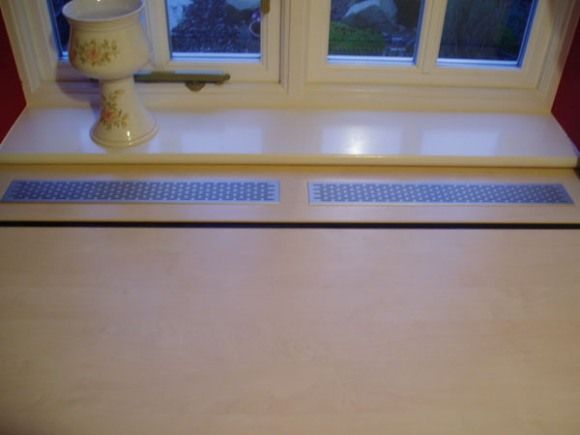 Worksurface With Ventilation To Cover Radiator